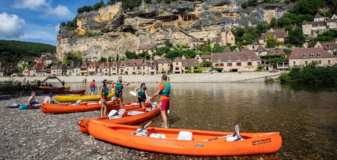 Decouverte riviere dordogne en canoe montignac