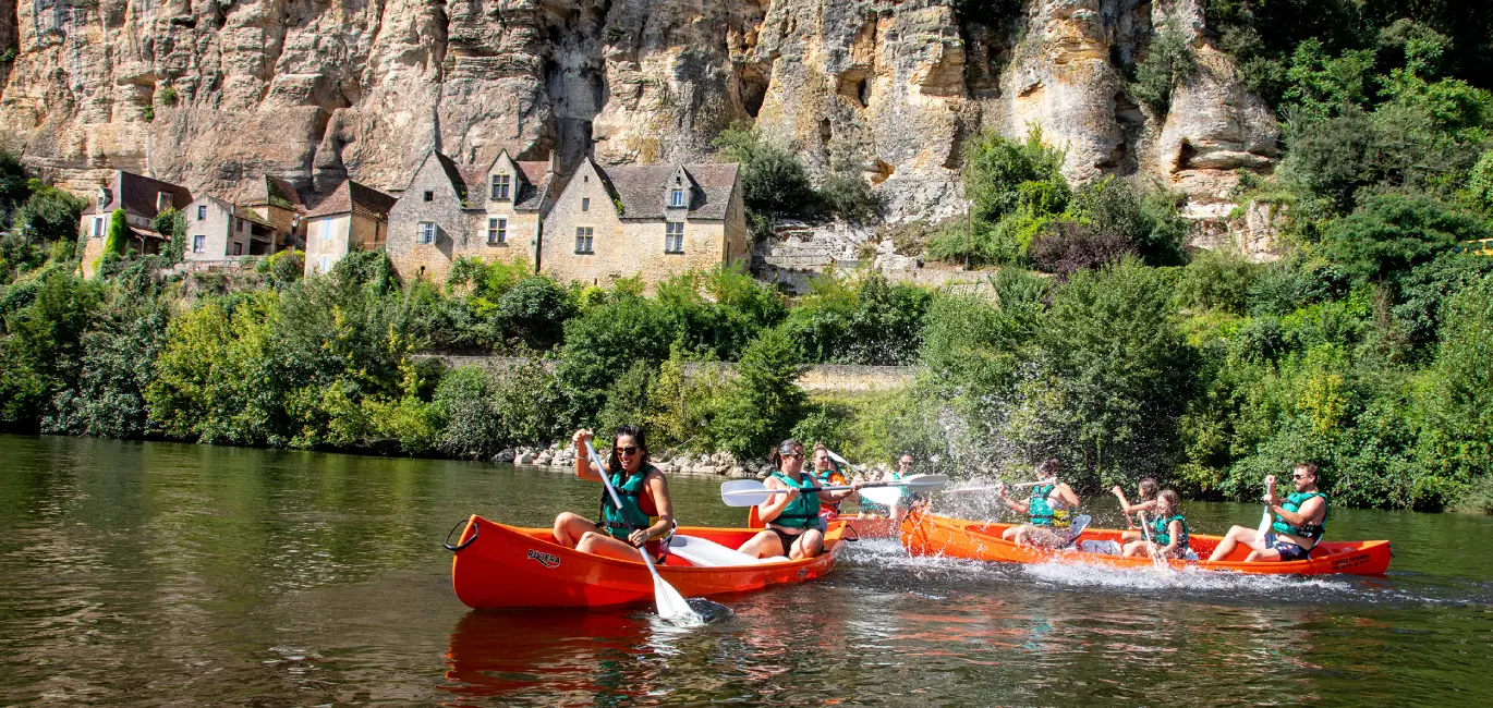 Moment detente canoe vacances montignac