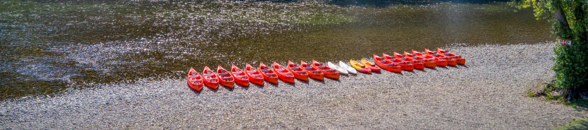 Notre base de canoë sur la Dordogne