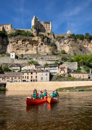 Descente en canoë de Carsac au château des Milandes